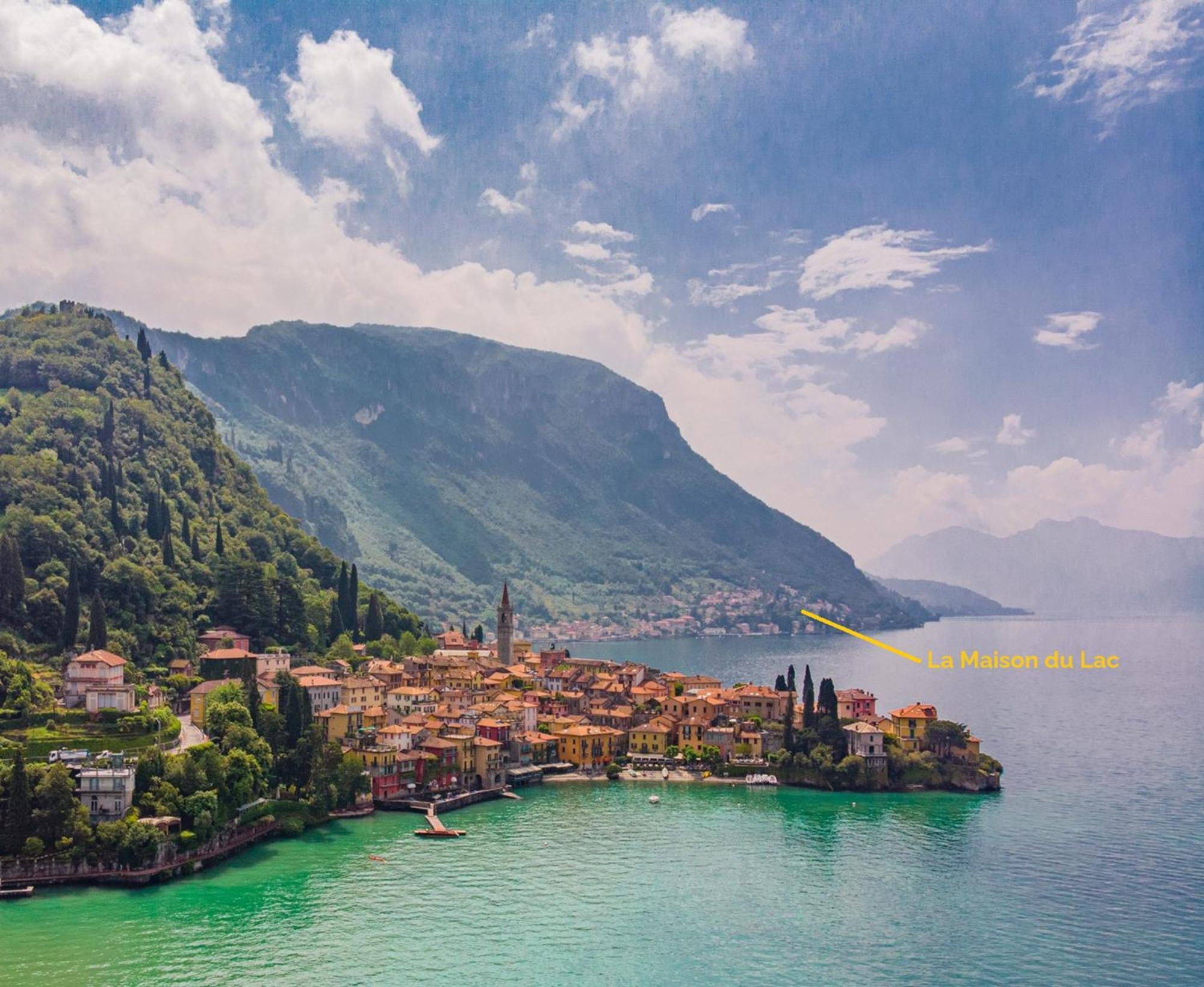 La Maison Du Lac Varenna Bagian luar foto